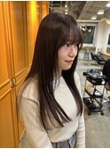 小顔モードプリカールチョコレート大人ガーリー外ハネボブ