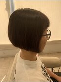 王道ショートグラデーションボブ 30代40代50代 すっきりグラボブ