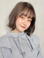 サンド ミュウ 横浜店(sand mieu)&nbsp;オリーブベージュ/レイヤーカット/韓国/顔周り/ボブ