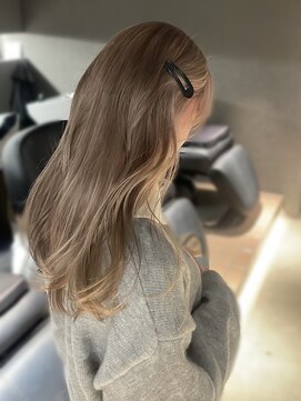 ペレ 栄店(PELE) 前髪/アンブレラカラー/こなれミディ/イメチェン/ウェーブパーマ