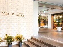 ヴィラ アンド テラス(Villa X terrace)の雰囲気（入り口付近です。/髪質改善/白髪染め/酸性ストレート/ヘッドスパ）