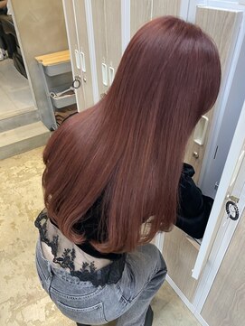 フリーラ 京都河原町三条店(freera) 秋カラー。ピンクレッド