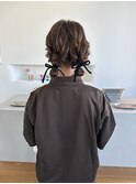 ツインリボンアレンジ/ヘアセット