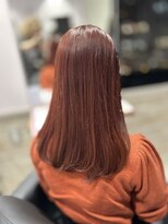 リーオオサカ(Lee Osaka) ブリーチなしカラー×レッドブラウン/かれん