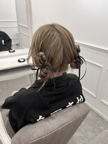 【ヘアメ】バレエコア＊三つ編みツイン＊新井