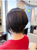 前下がりグラデーションボブ