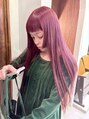 ワンダーヘアーグルーミング(WANDER Hair grooming)&nbsp;ロングにもおすすめ！色落ち綺麗なピンクベージュ