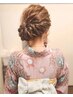 【10:00~12:00まで】浴衣着付け＋ヘアセット☆通常￥5,500→￥4,600
