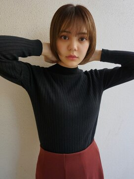 ブゾン(buZon) 【buZonブゾン】顔まわりレイヤーナチュラルボブ