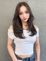 ロンドローズ 名古屋(Lond damaskRose)&nbsp;ハイレイヤー×2wayかきあげバング