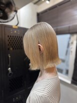 ヴァイス 渋谷店(VAICE)&nbsp;ボブ/ミルクティーベージュ/ハイトーンカラー