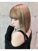 大人可愛い☆骨格修正スッキリショートボブ
