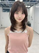 ユーフォリア 新宿店(Euphoria)&nbsp;小顔美人レイヤーカット×ナチュラルグレージュ30代40代50代