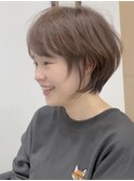 大人可愛い♪ふんわりショート/新潟ショートボブ/髪質改善