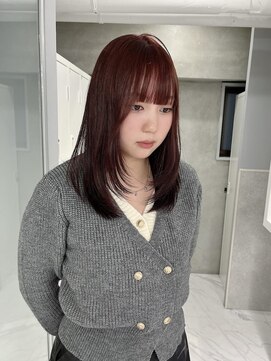 スウィープ(sweep) ブリーチなしのピンクブラウン