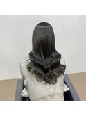 小顔カット/前髪カット/前髪/髪質改善カラー/オリーブグレー