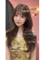 ボタン シブヤ(VOTAN SHIBUYA)&nbsp;ベージュ/韓国ヘア/渋谷/レイヤー/顔まわり/前髪