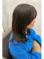 ネウィ 宮崎店(newi)&nbsp;暗めグレージュのくびれミディ