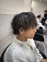 ビカムメンズヘアー 栄店(become men's hair)&nbsp;縦落ちツイストスパイラルウルフ