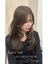 シエル 青森店(CIEL) #レイヤーカット#髪質改善カラー #韓国スタイル