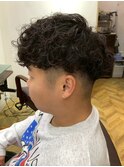 MEN’S/リバースセンターパート/ニュアンスパーマ/柏駅
