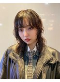 表参道/イメチェン/ピンクベージュ/アンブレラカラー/前髪