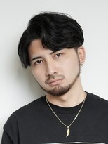 ログ(LOG)&nbsp;センターパート　メンズパーマ　大人　メンズ　高松