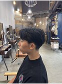 毛流れセンターパート