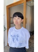 ちょっとモードな大人マッシュ