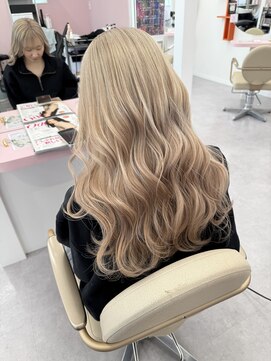 ミミヘアーガーデン(mimi hair garden) ミルクティーカラー