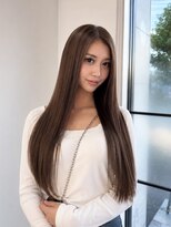 リエンスクレア(RIENS xrea) 艶髪ショコラブラウン × 川田 那々海