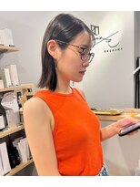 カミエ(kamie)&nbsp;大人大人可愛いなブラウンボブスタイル
