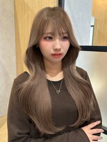アース コアフュールボーテ 上田店(EARTH coiffure beaute)&nbsp;レイヤーカット×ブリーチなしダブルカラー