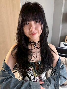 エトワ 中央店(etoi) 大分韓国かき上げレイヤーカット大人レイヤー顔まわりレイヤー