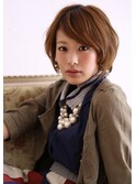 小顔効果抜群、オトナのフェミニンボブ
