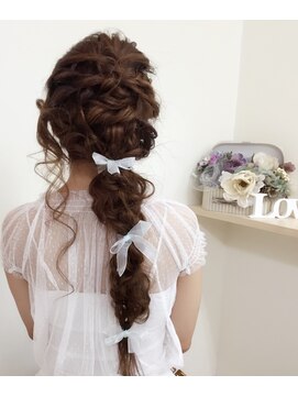 ヘアーセットサロン ピンキー(Hairset Salon Pinky) Pinky☆編み込みアレンジ