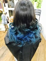 ヘアカラーカハ(hair color KAHA)&nbsp;マリンブルーグラデーション