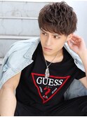 白濱亜嵐さん風クラウドショート 束感 人気 モテ髪 ツーブロ