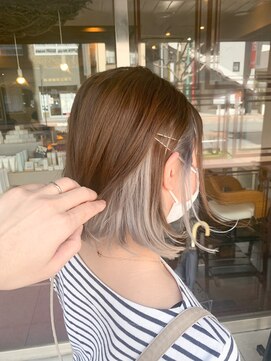 ヘアーアンドビュー ティーリタ 蕨(RITA) 春インナー☆ホワイトベージュ