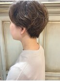 無造作ショートパーマ
