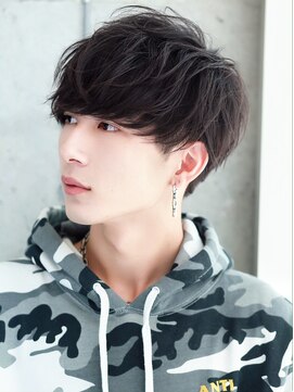 リップス 表参道店(LIPPS) サイドパートマッシュ【ソーシャルマッシュ】