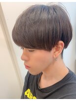 ハク アトリエ(HaKU atelier)&nbsp;韓流ナチュラルソフトアシメ前下がり重め前髪マッシュ