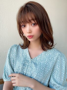 シルクレイ 吉祥寺店(Silk-lei) くびれミディ小顔ヘア★オリーブカラー20代30代/Silk-lei吉祥寺