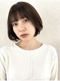 【エルサフィロ  肥後橋】フェミニンボブ