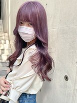 ディア(.eer)&nbsp;【ケアブリーチ×ダブルカラー】ラベンダーパープル/透明感/大阪