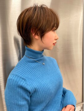 ノイズ オオサカ(NOISM) 大人可愛い30代40代小顔前下がりハンサムショートボブマッシュ☆