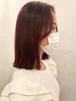 ベルビアンカ(Belle BIANCA)&nbsp;Belle BIANCA ぷつっとミディ/チェリーレッド/韓国風 by Yukiho