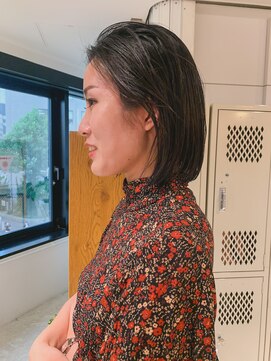 ネイビー(nvy) 大人スッキリボブ