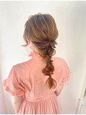 デートにも！ナチュラル編みおろし