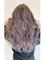 リード バイ ラグーン(LEAD by LAGOON)&nbsp;ラベンダーバレイヤージュグレージュケアブリーチインナーカラー